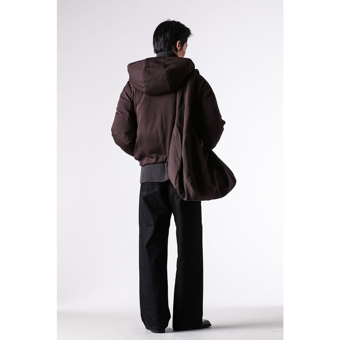 Omar Afridi PUFFER BUD PARKA （BURGUNDY） - Osaka / Kyoto, -FASCINATE