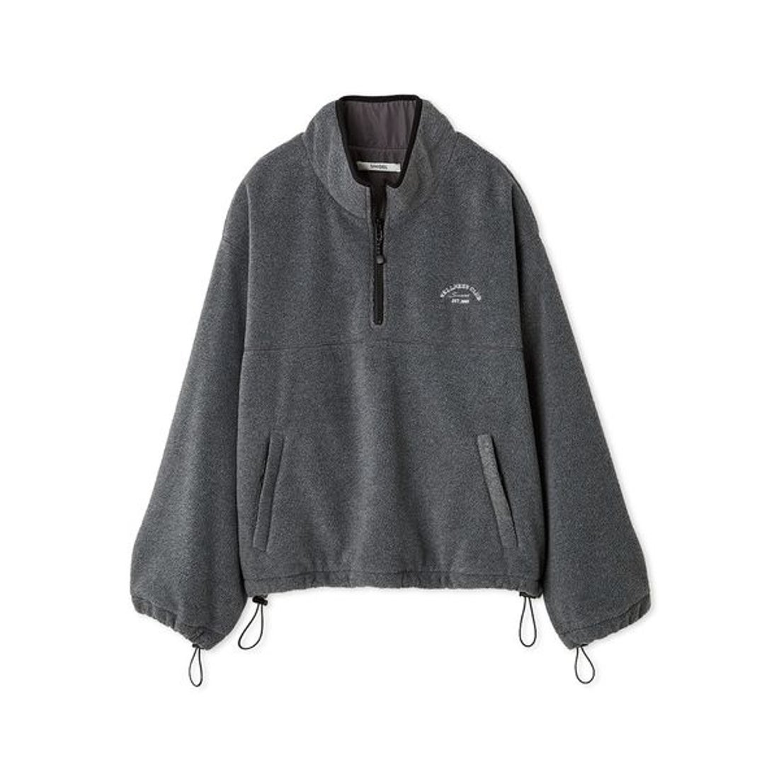 スナイデル SNIDEL ハーフジッププルオーバー （GRY） - ファッション