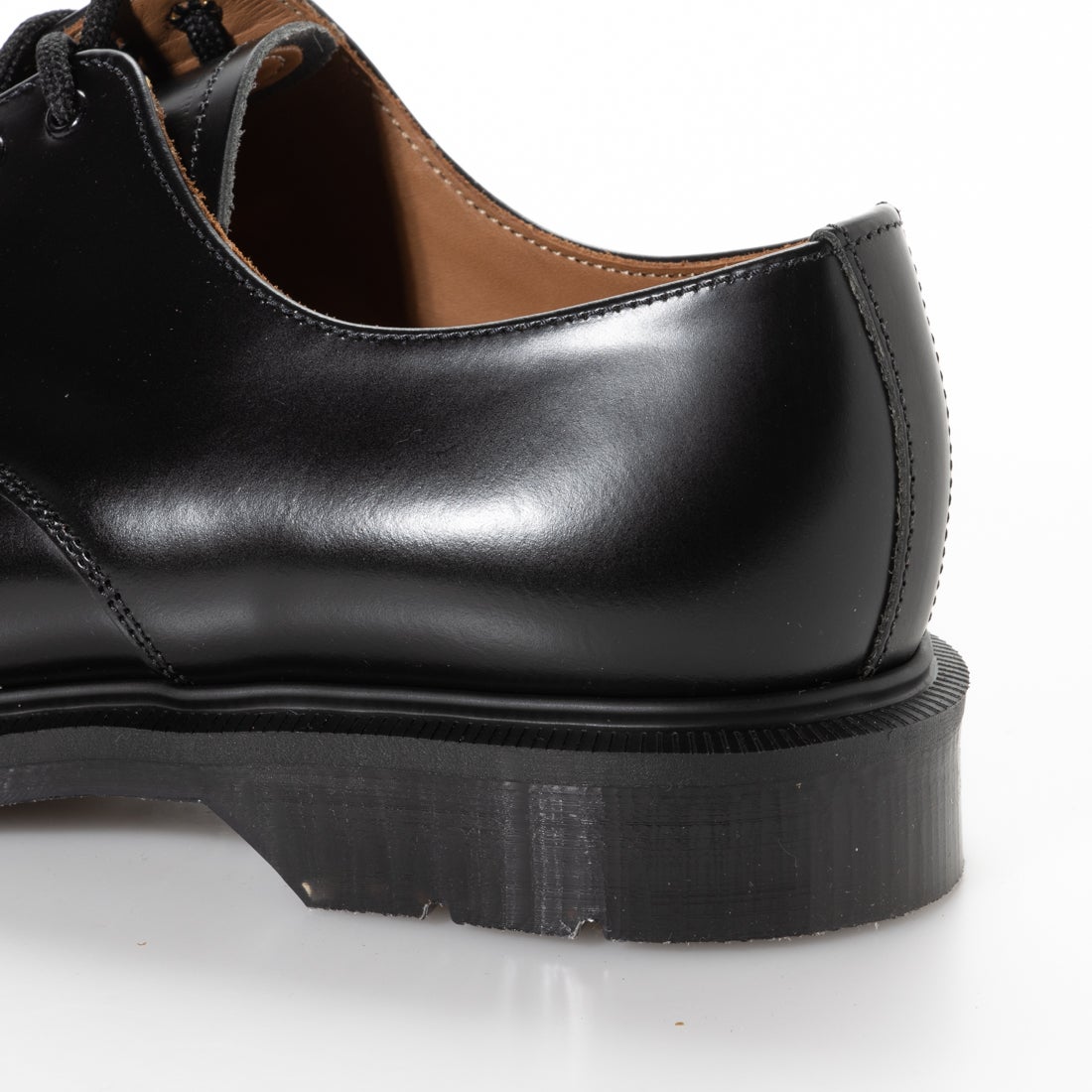 ソロヴェアー SOLOVAIR プレーントゥレザーシューズ 4eye-bl （BLACK