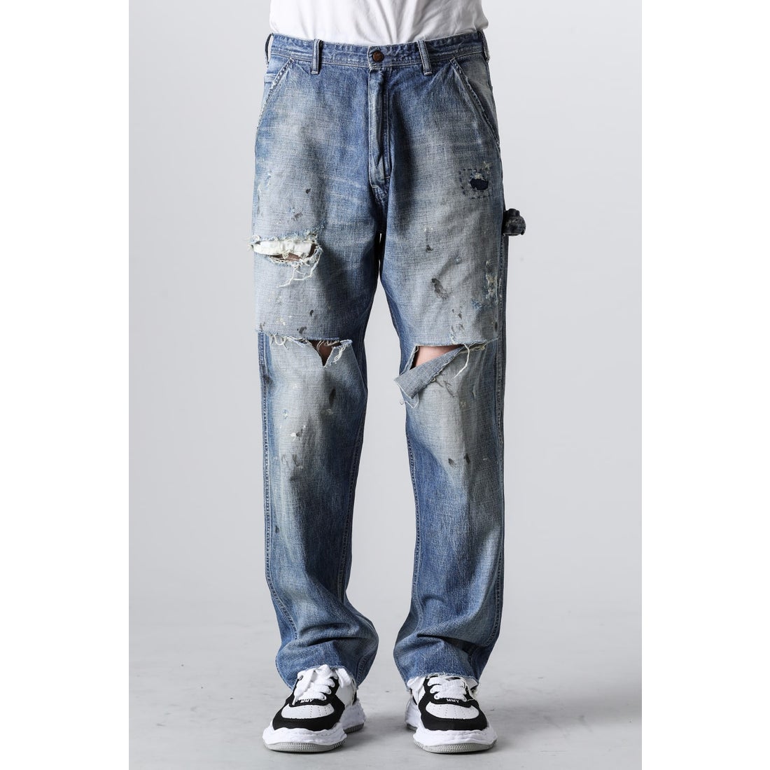SAINT Mxxxxxx Painter Denim Pants （Blue） - Osaka / Kyoto, -FASCINATE