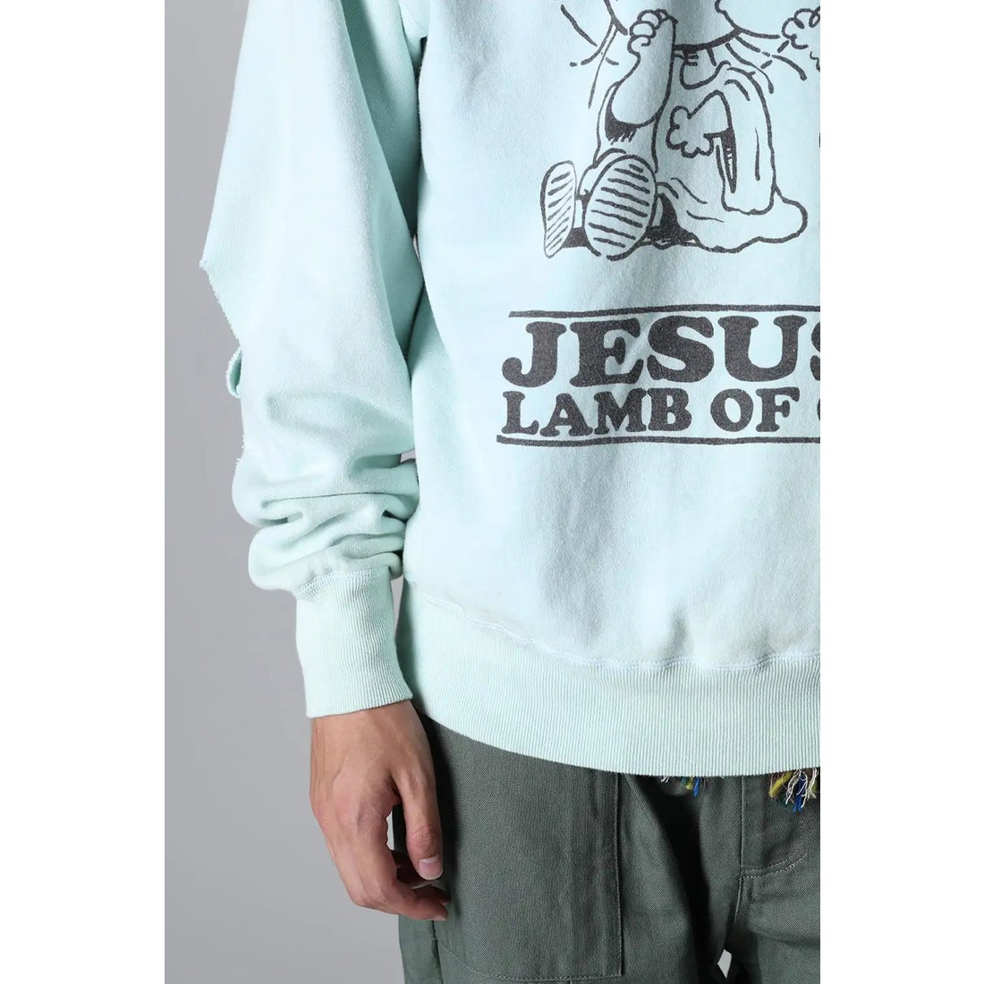 セントマイケル SAINT Mxxxxxx JESUS Sweat shirt （Blue