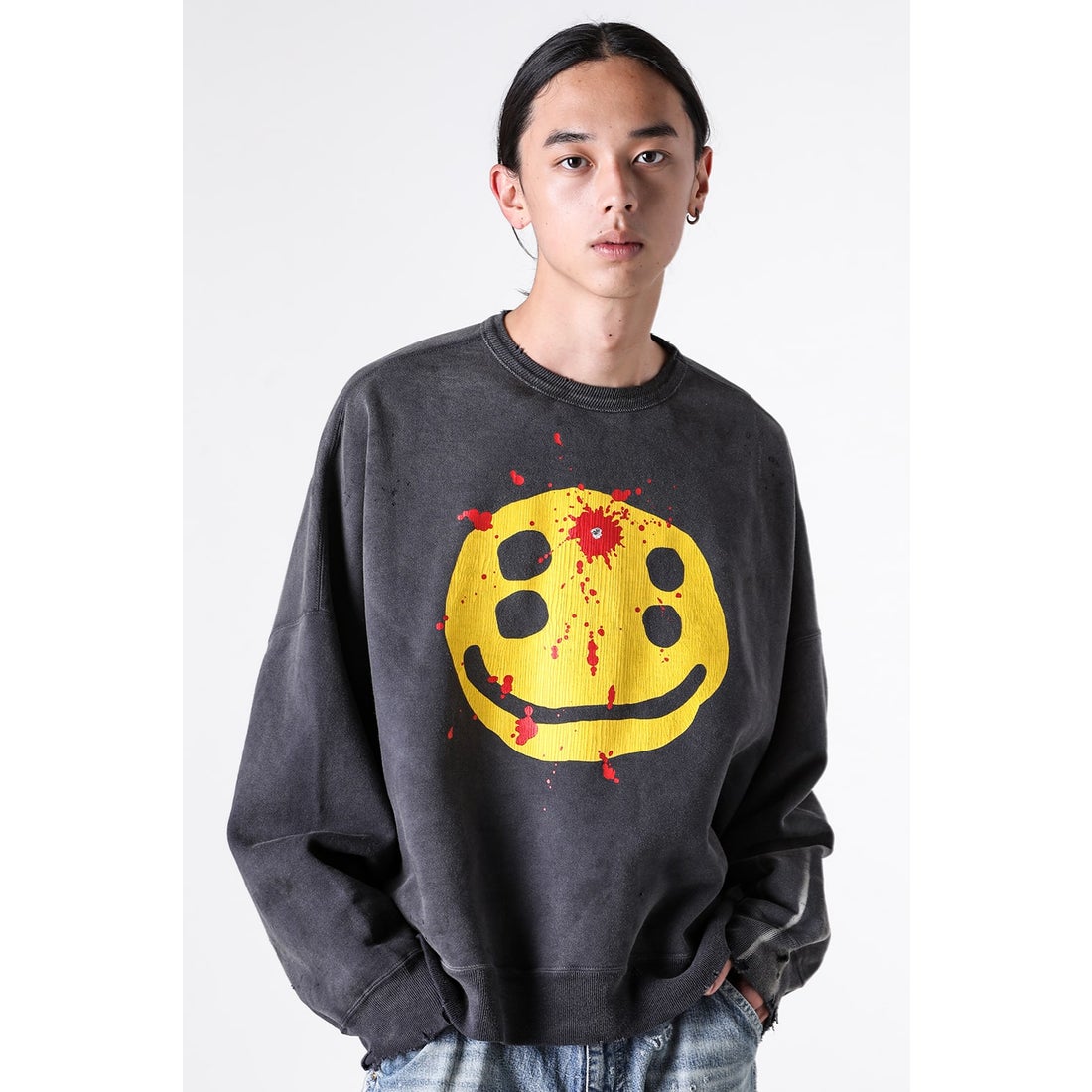 CACTUS PLANT FLEA MARKET x SAINT Mxxxxxx SMILE Sweat shirt 通販