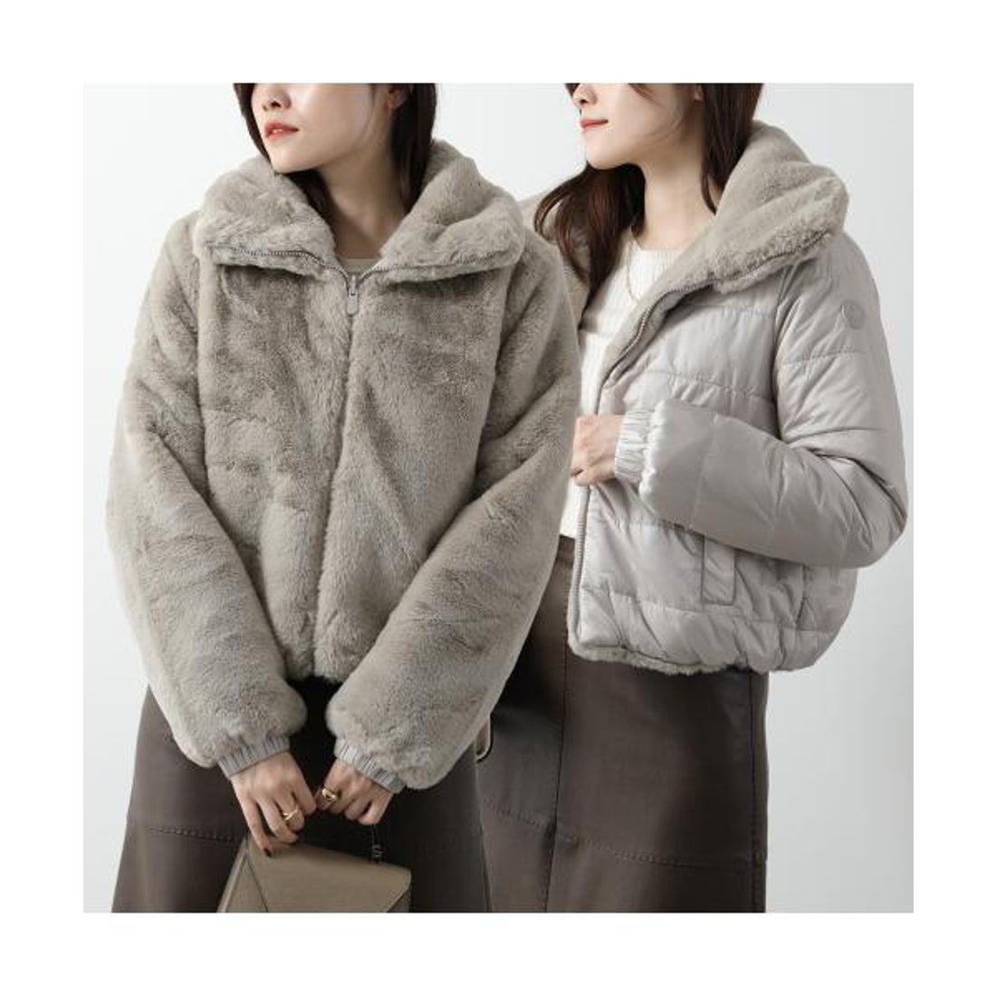 セイブザダック SAVE THE DUCK SAVE THE DUCK ファージャケット JEON