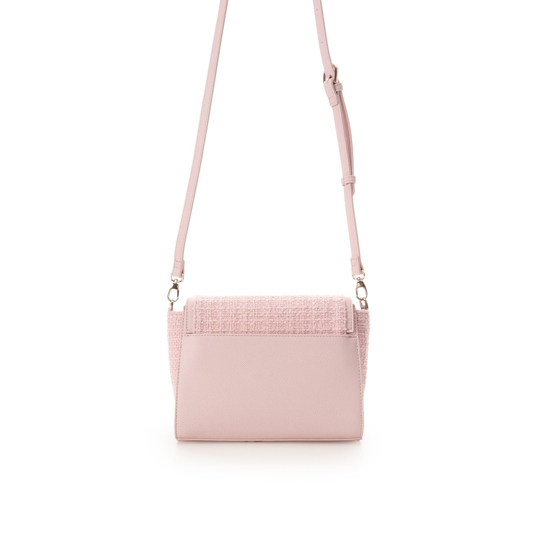 サマンサベガ SAMANTHAVEGA ツイードダイヤカットショルダーバッグ