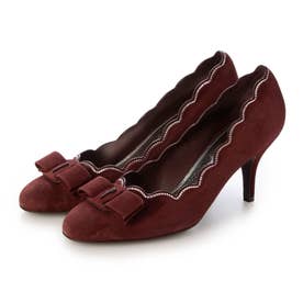 サルバトーレフェラガモ Salvatore Ferragamo スエード ヒールパンプス