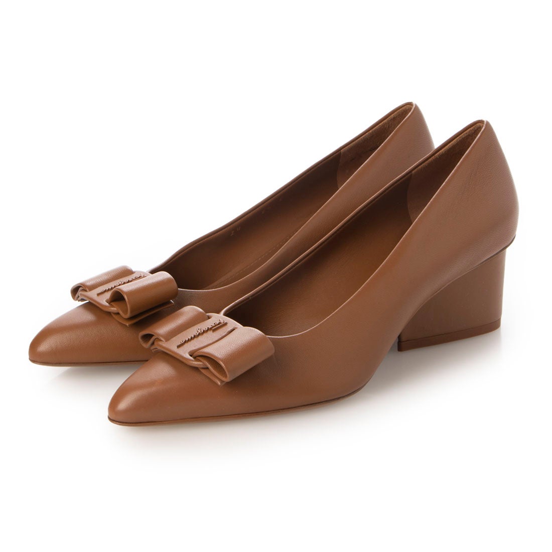 サルバトーレフェラガモ Salvatore Ferragamo VIVA Pumps （BROWN