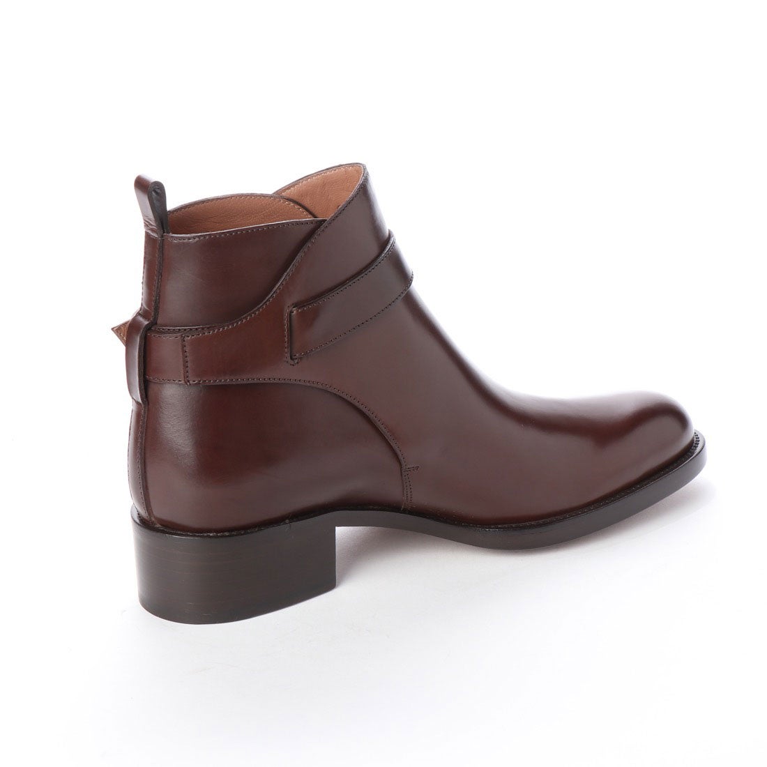 サルトル SARTORE ワンベルトショートブーツ （ダークブラウン） -靴