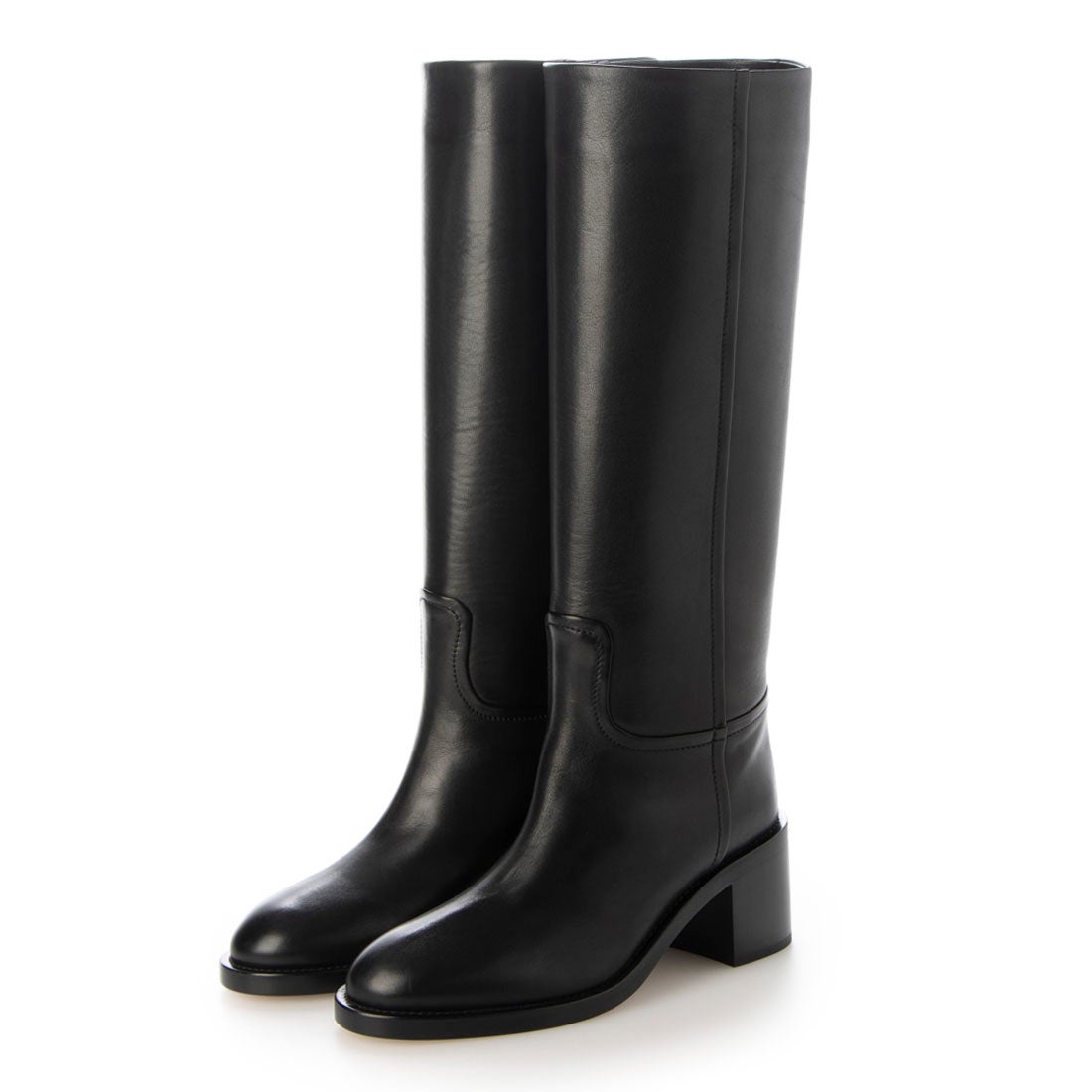 サルトル SARTORE ラウンドトウチャンキーヒールロングブーツ