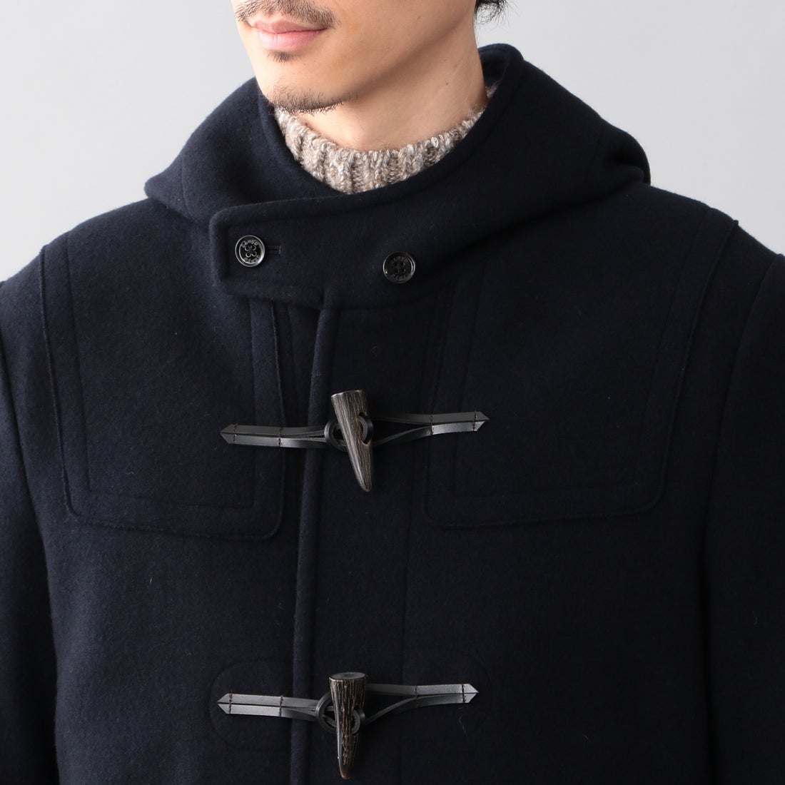 サンヨーコート SANYOCOAT ウールジャージー ダッフルコート