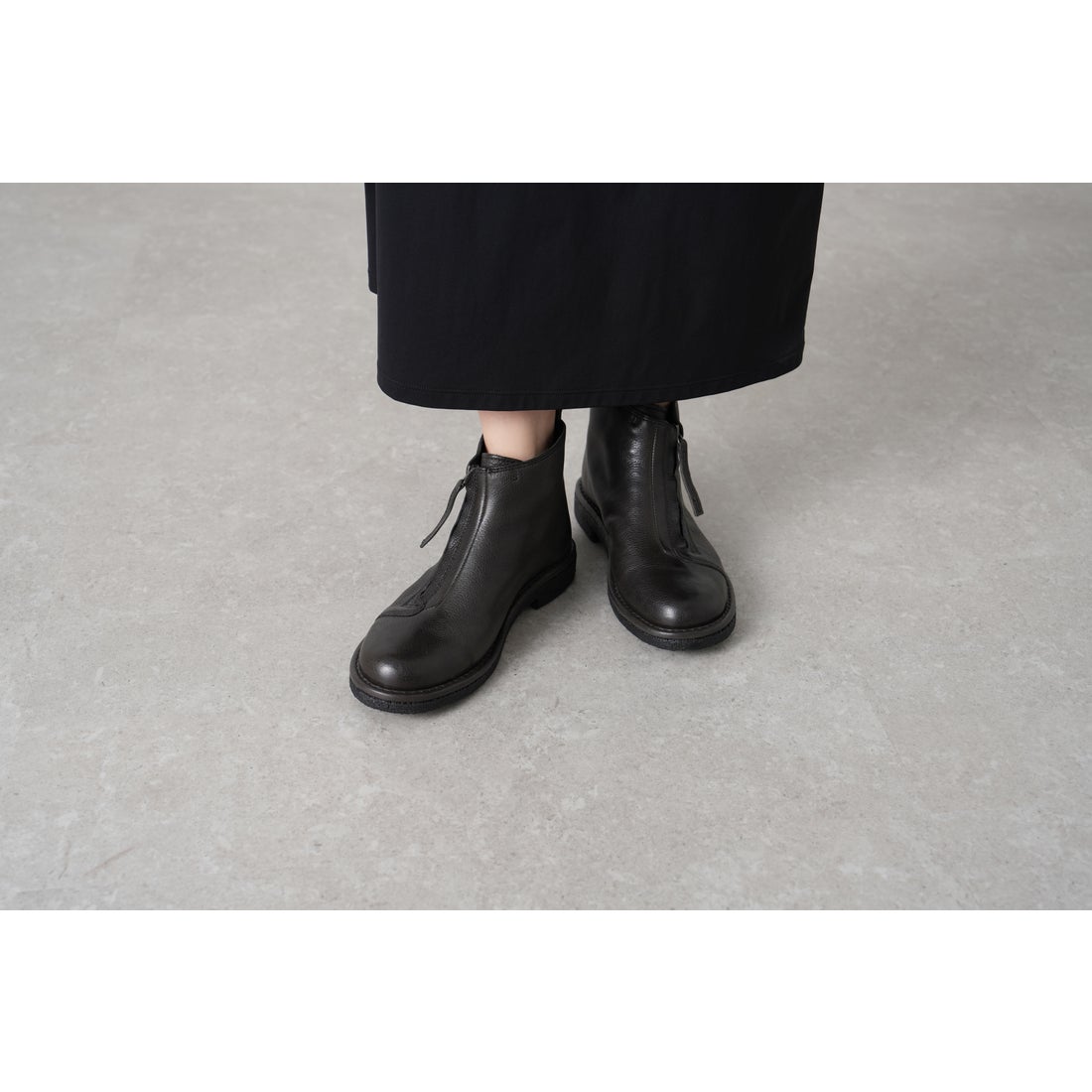 SAYA サヤ Saya プラット製法ブーツ （ブラック） -【公式】ラボ