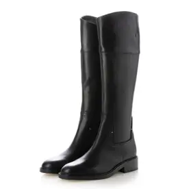 サヤ SAYA 3cm本革ジョッキーロングブーツ （ブラック） -【公式】ラボ