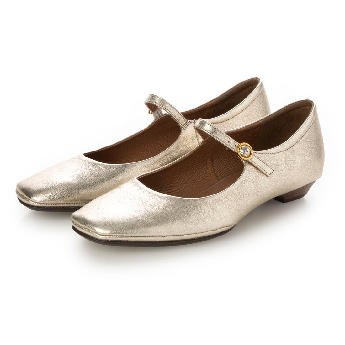 サヤ SAYA フラットボロネーゼ製法本革メリージェーンシューズ