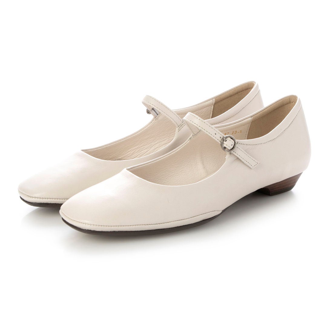 サヤ SAYA フラットボロネーゼ製法本革メリージェーンシューズ