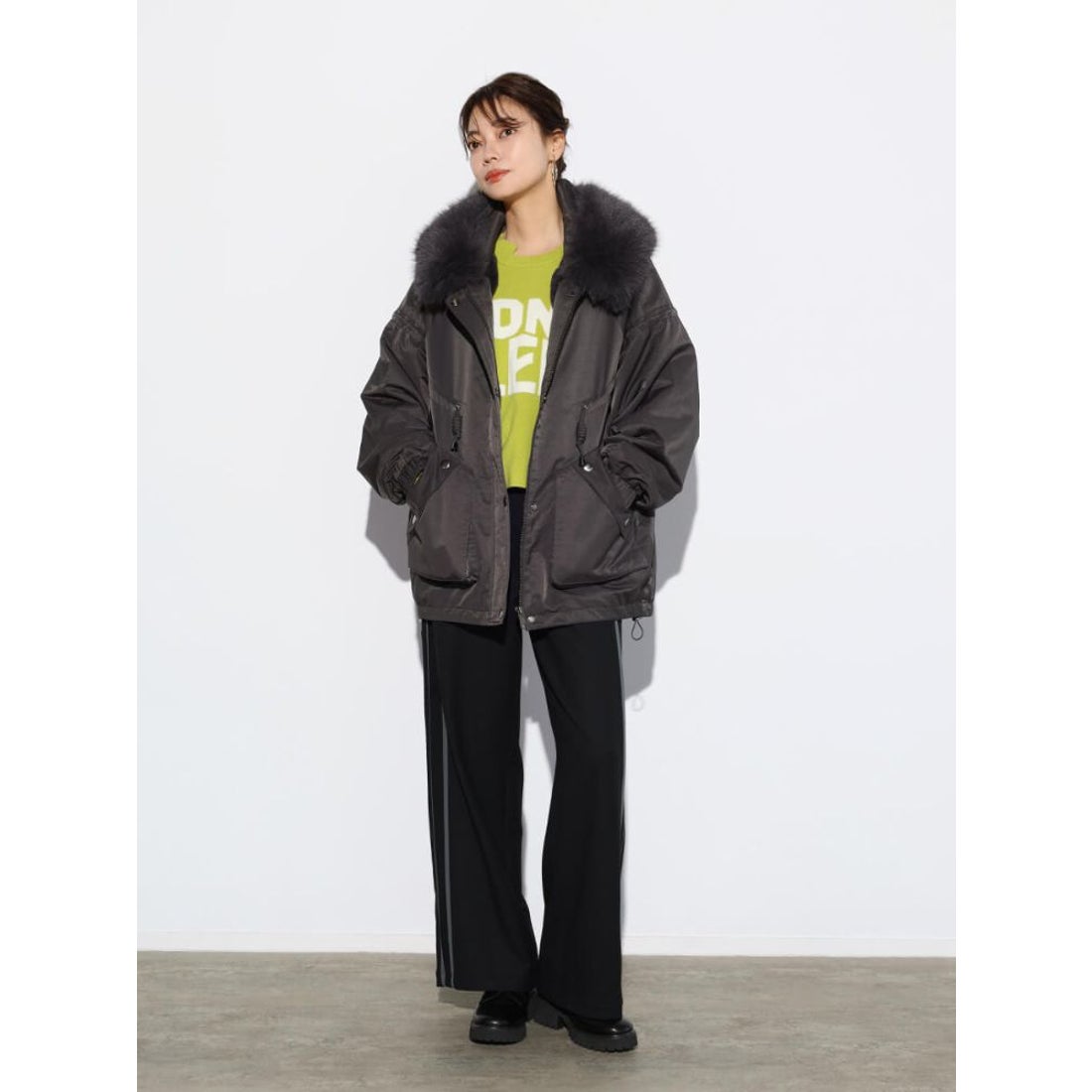 スコットクラブ SCOTCLUB ファーフーディモッズアウター （ライト