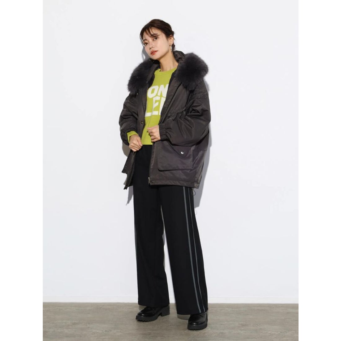 スコットクラブ SCOTCLUB ファーフーディモッズアウター （ライト