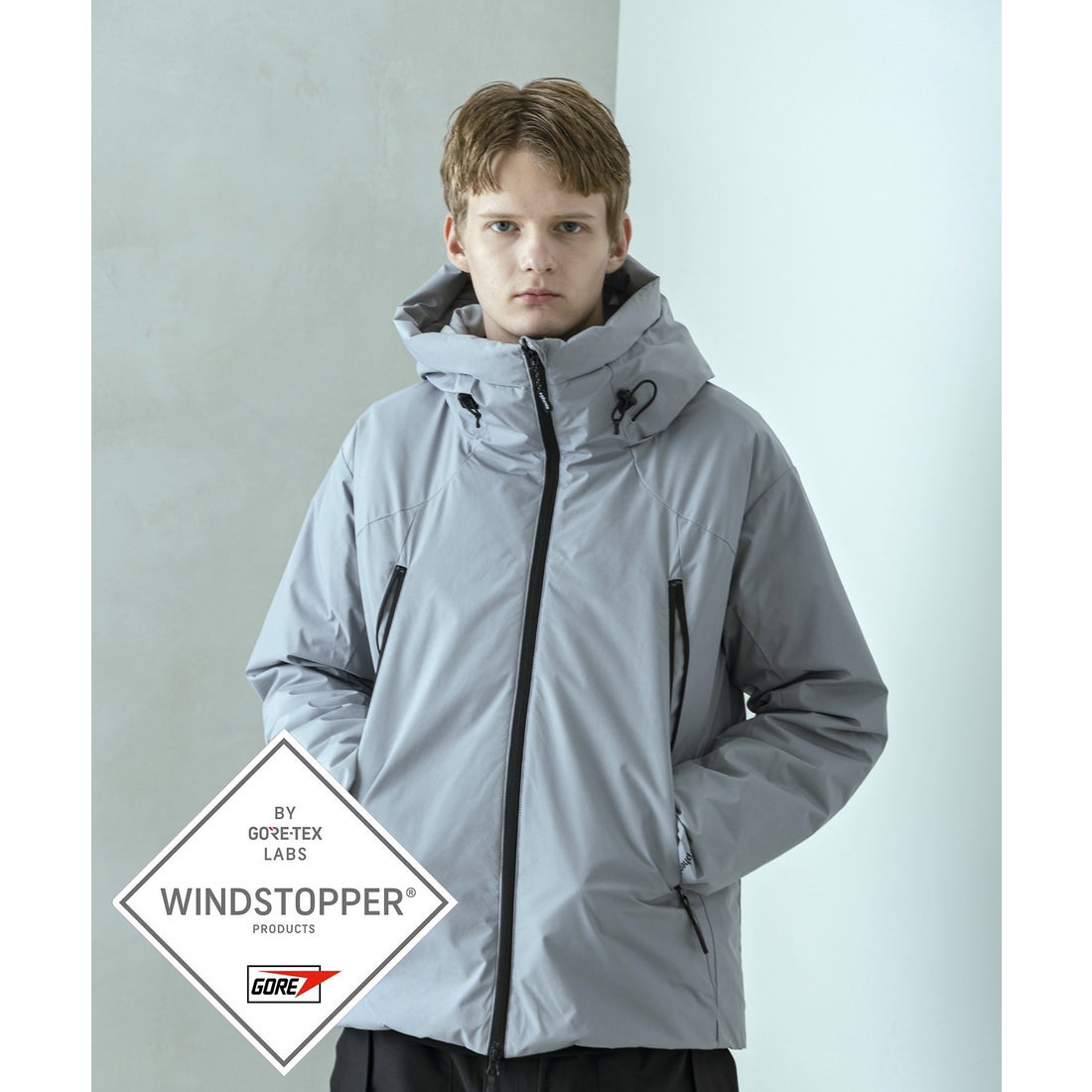 プラスフェニックス +phenix 【WEB・直営店限定】HYBRID DOWNJACKET