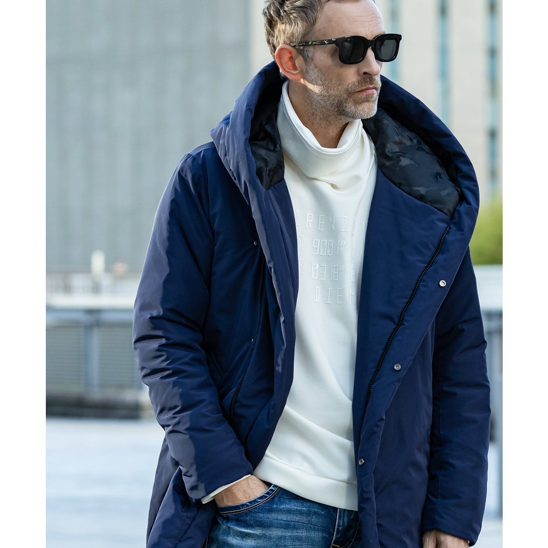 AKM Contemporary ダウンラップコート - ファッション通販 d fashion