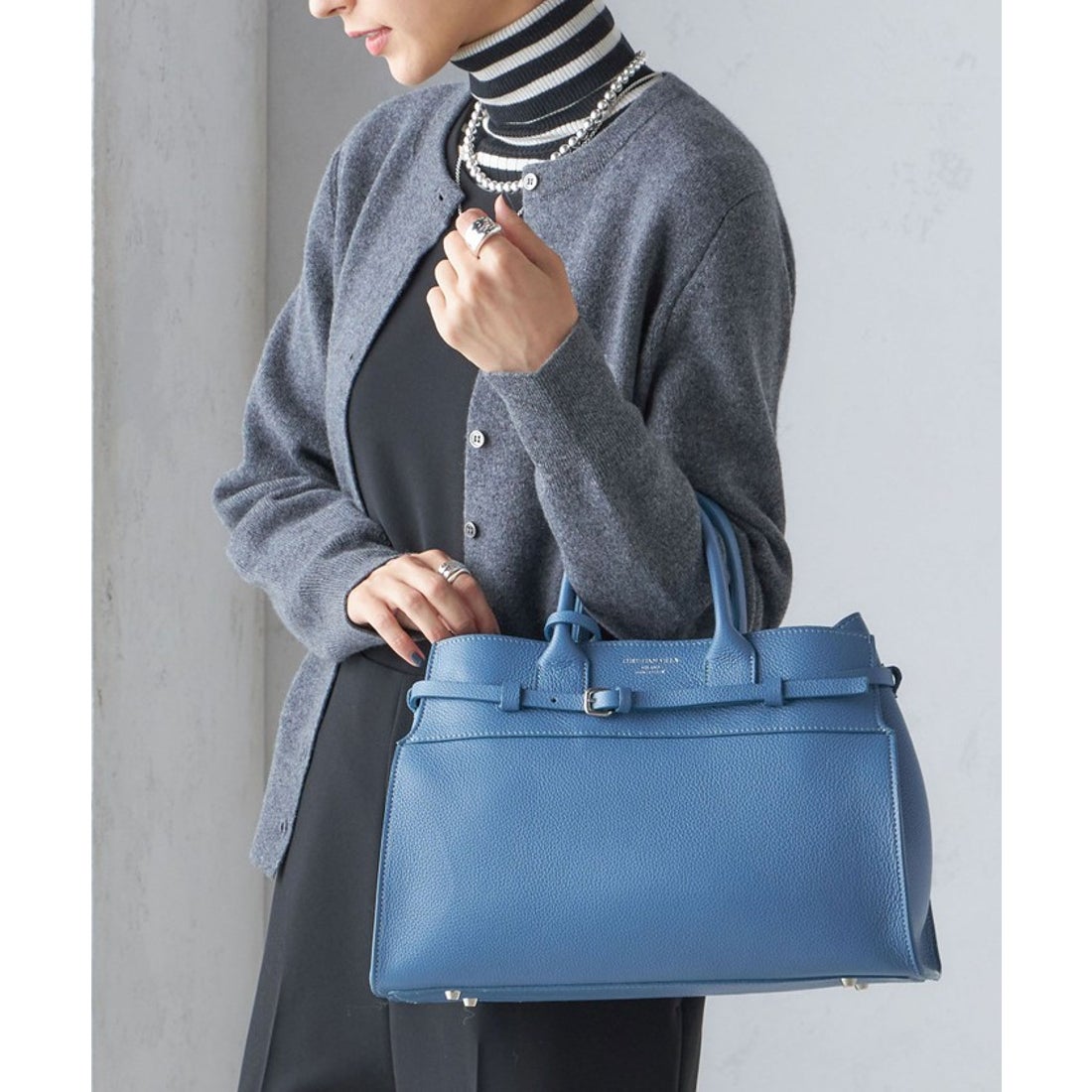 シップス SHIPS CHRISTIAN VILLA:タック トート （ブルー系