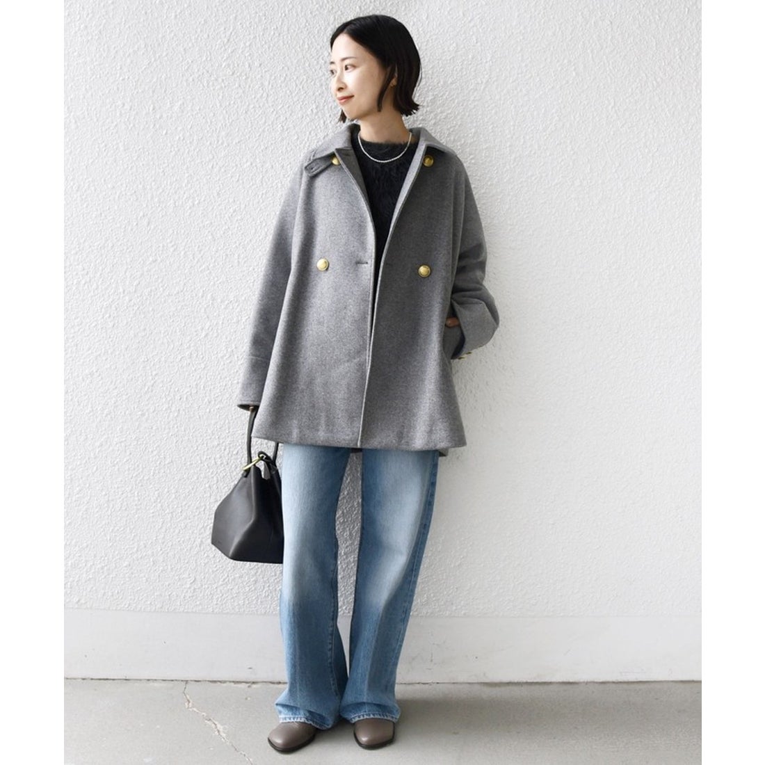 シップス SHIPS 《追加》【WEB限定】 〈手洗い可能〉ウール ライク