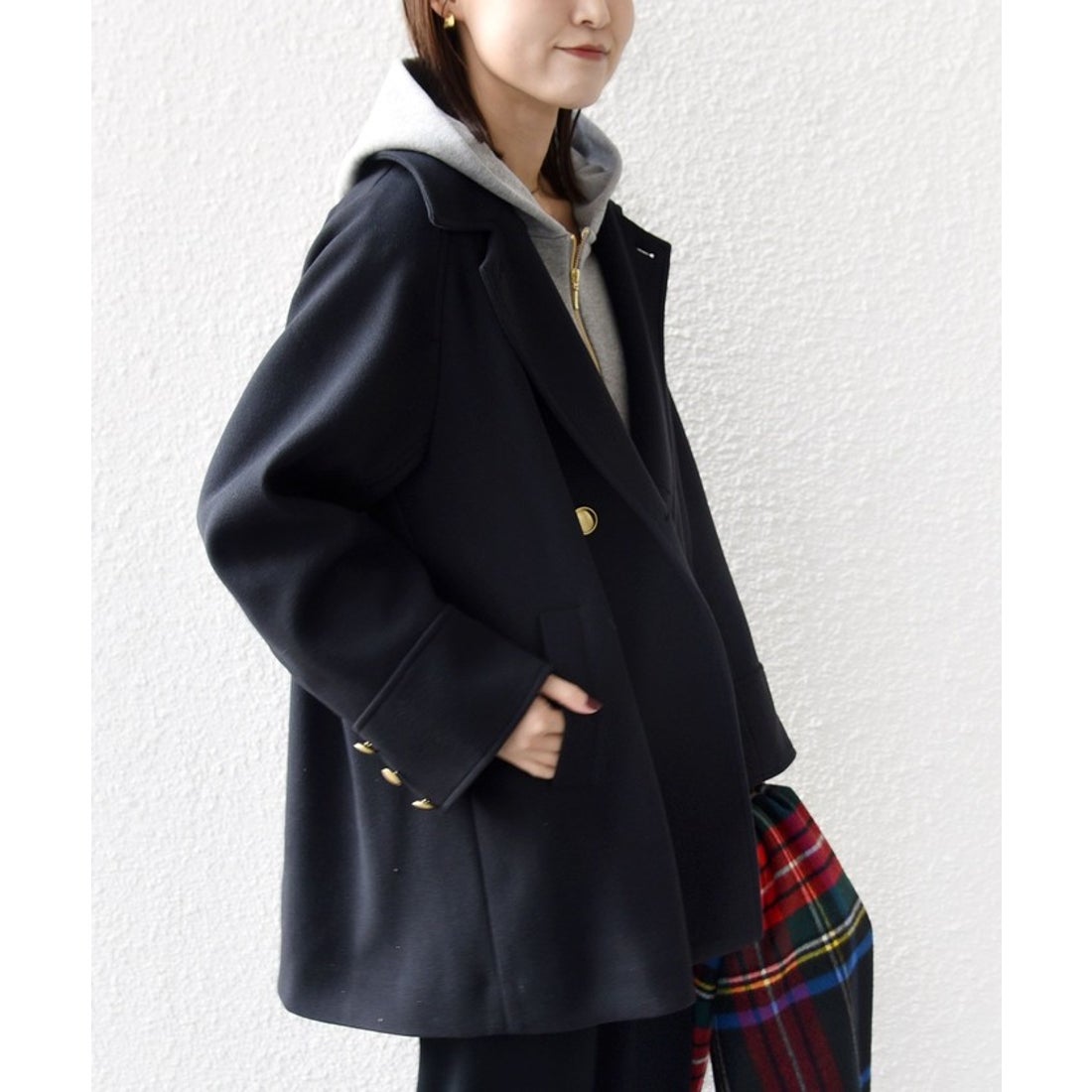 シップス SHIPS 《追加》【WEB限定】 〈手洗い可能〉ウール ライク