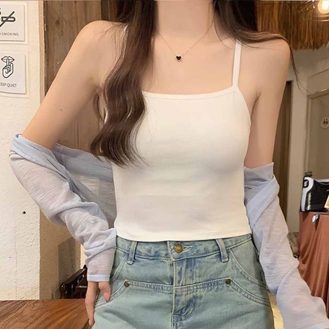 ショッピングゴー shoppinggo 背中あき キャミソール リボン ショート