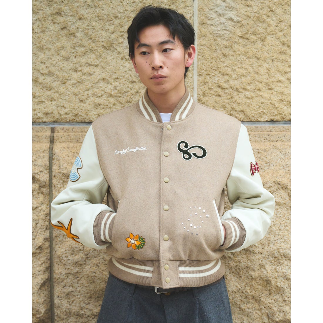 シンプリーコンプリケイテッド SIMPLYCOMPLICATED MEMORIAL VARSITY