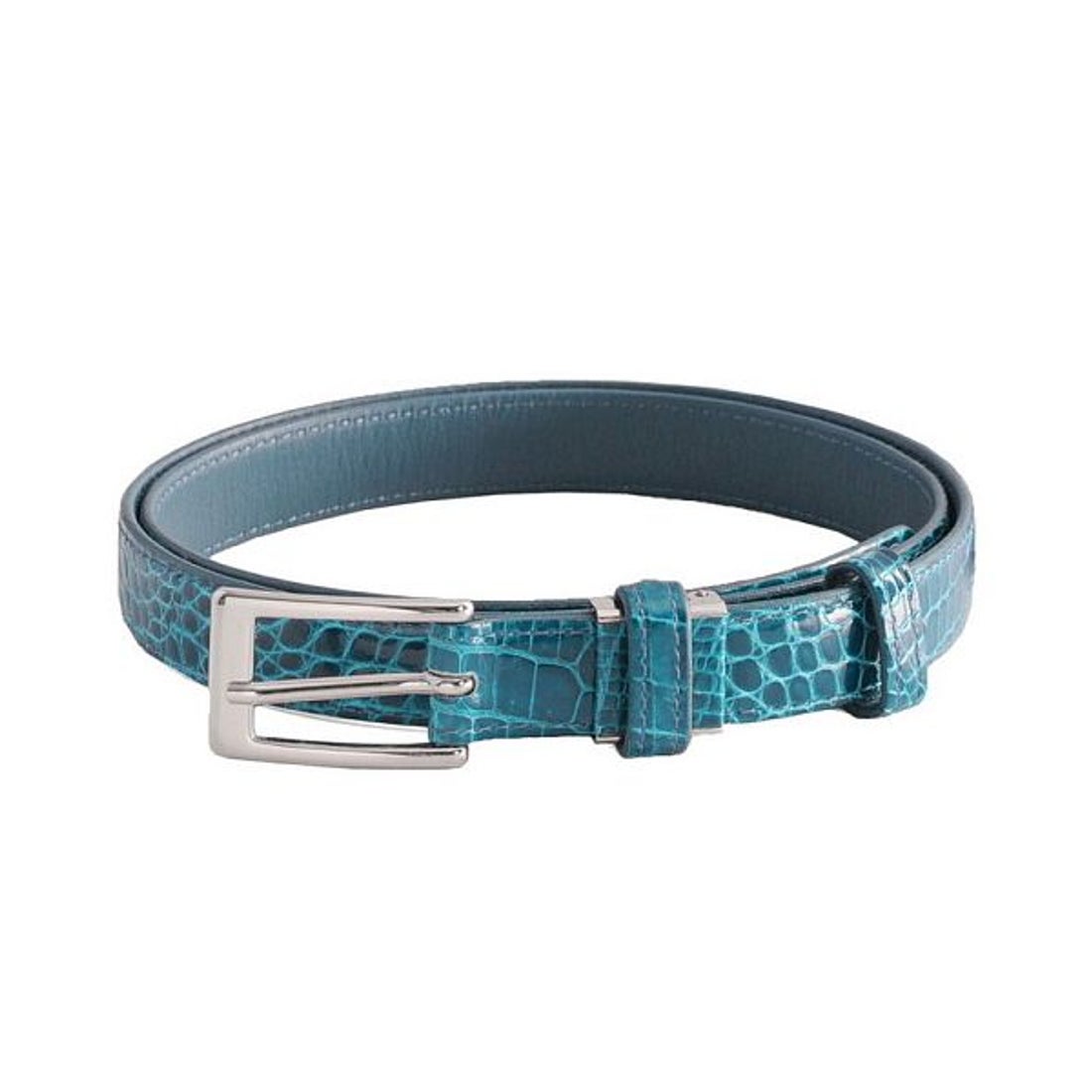 サンキョウショウカイ 三京商会 クロコダイルレザーベルト20mm日本製