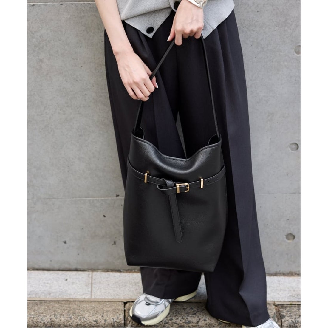 スローブ イエナ SLOBE IENA 《追加6予約》SLOBE ベルトスクエアトート