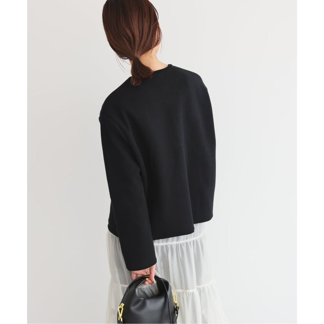 スローブ イエナ SLOBE IENA ダブルフェイスニットジャケット （レッド