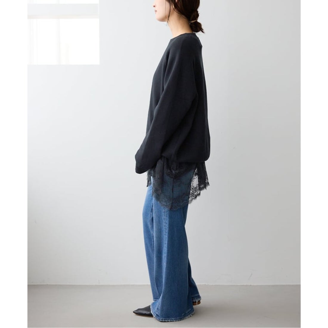 スローブ イエナ SLOBE IENA 《WEB限定/追加6予約》レースコンビ