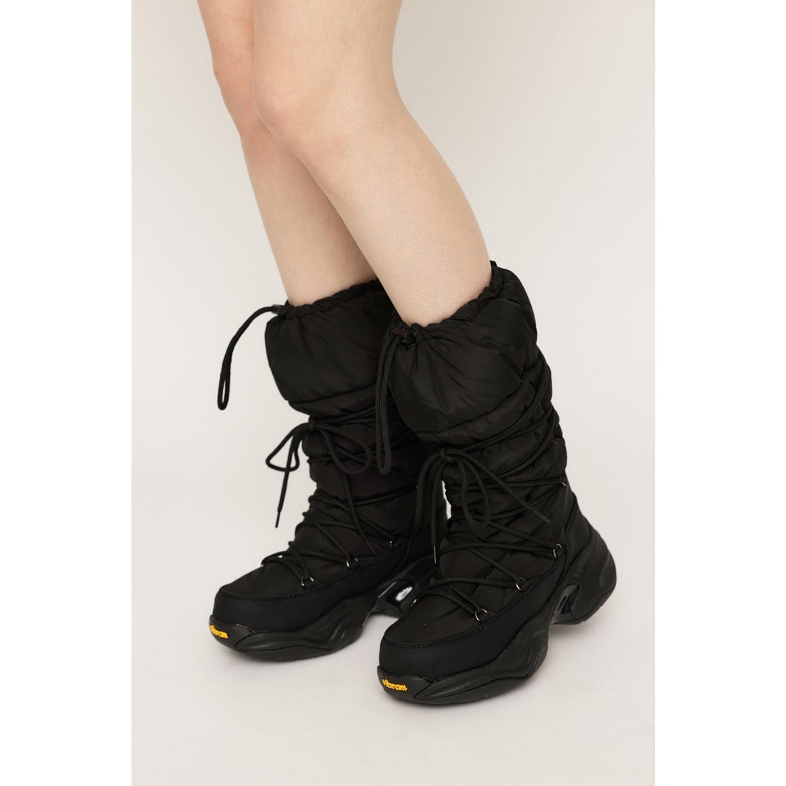 SLY PUFFER LONG ブーツ BLK -ファッション通販 FASHION WALKER