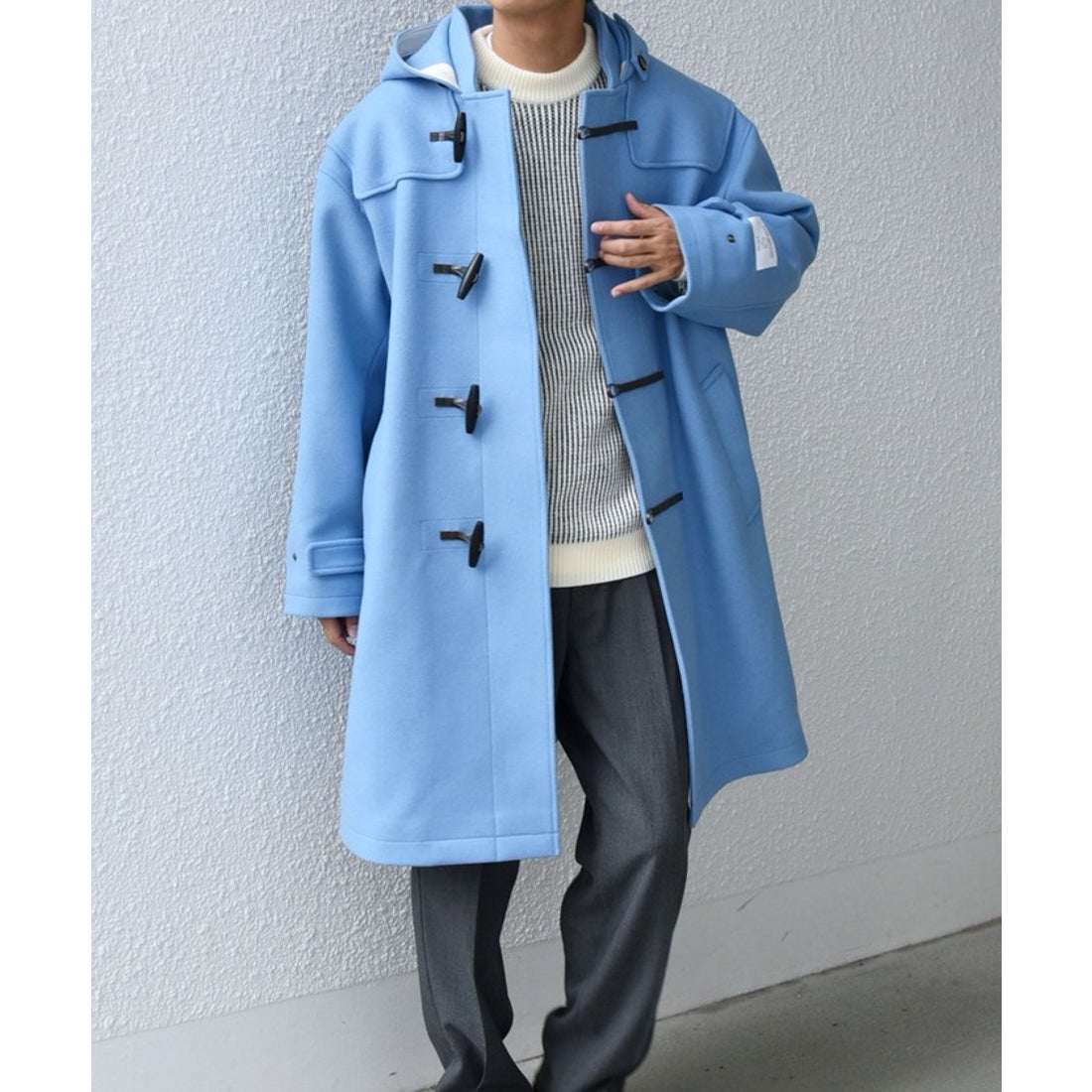 シップス エニィ SHIPS any SHIPS any: PURE WOOL MELTON ダッフル