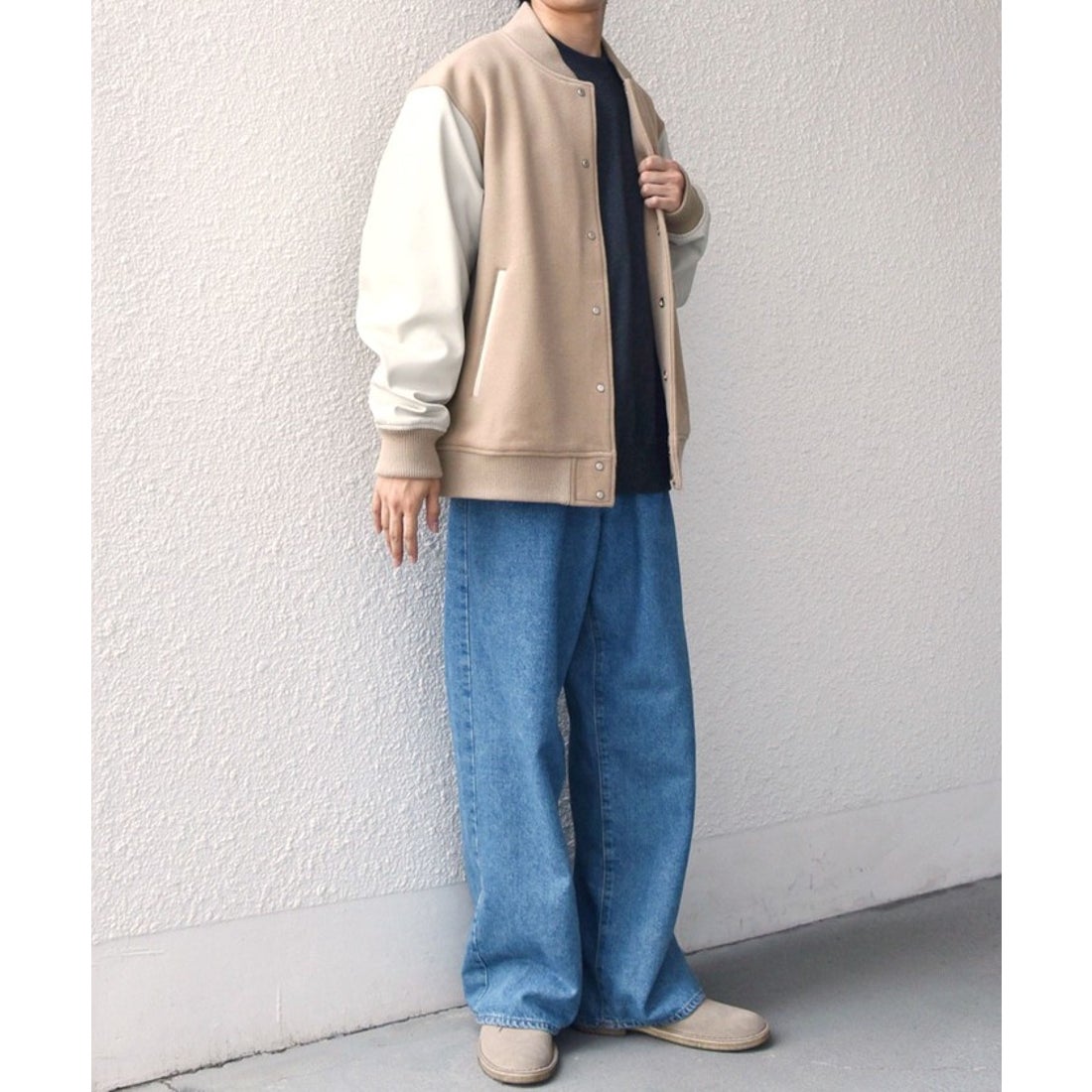 シップス エニィ SHIPS any SHIPS any: PURE WOOL MELTON スタジアム