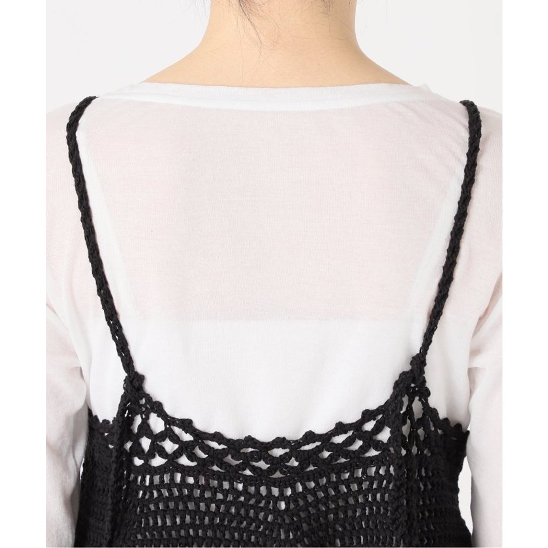 スピック＆スパン Spick & Span 《追加》クロシェニットキャミソール