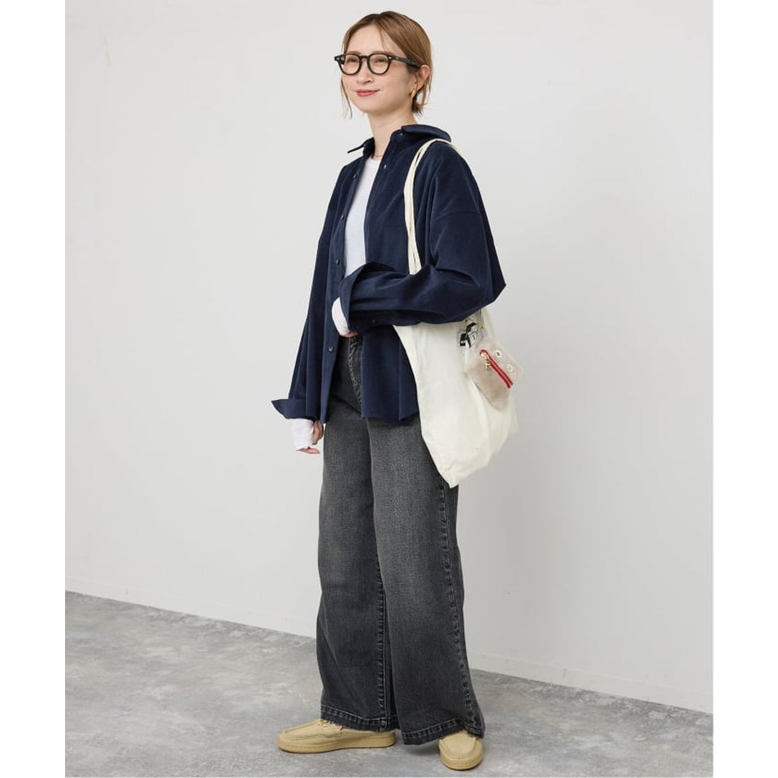 スピック＆スパン Spick & Span 《追加》コットンコーデュロイルーズ