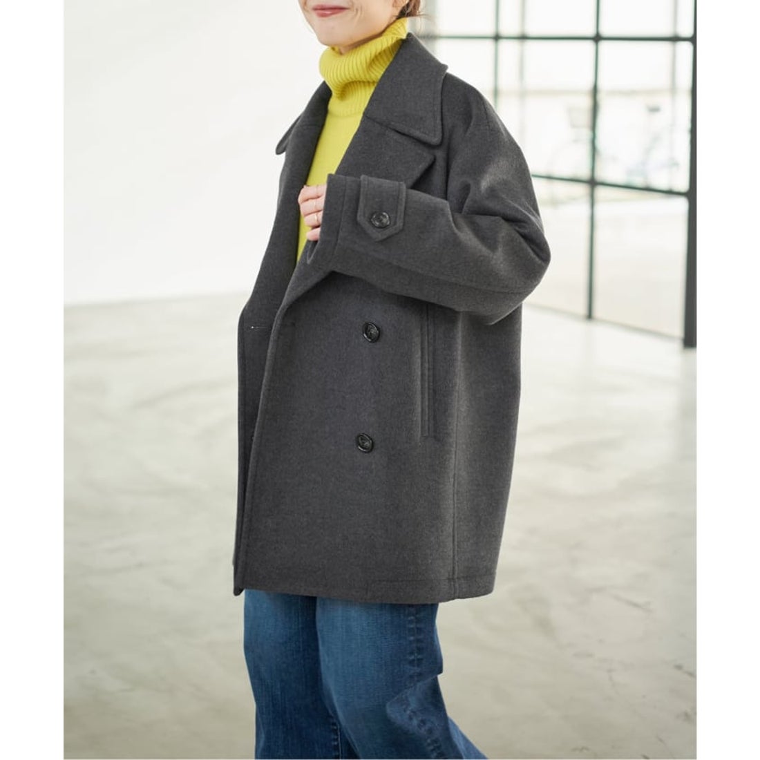 スピック＆スパン Spick & Span 《追加》S160ビーバーPコート （グレー