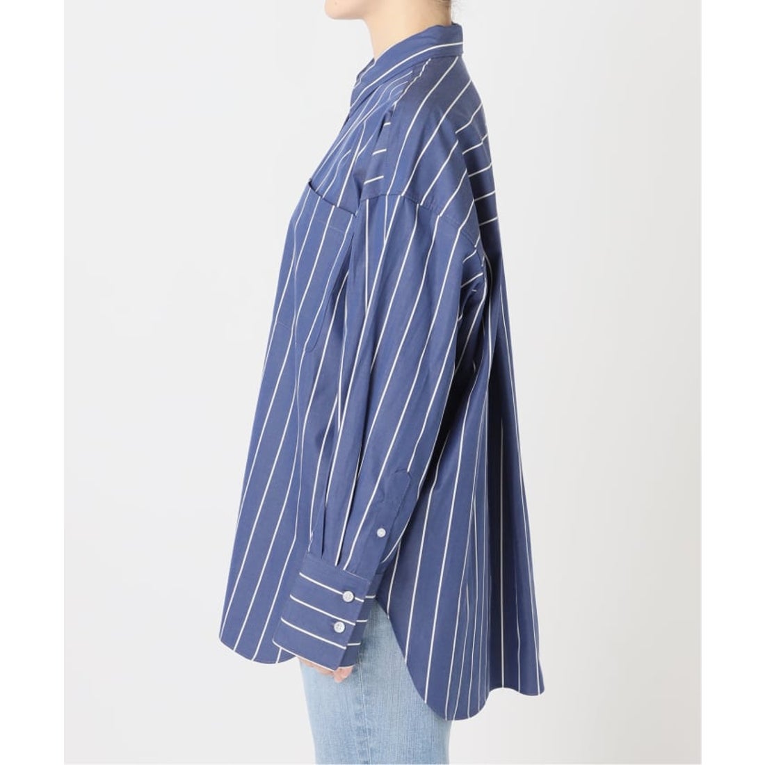 スピック＆スパン Spick & Span a&m マルチストライプシャツ