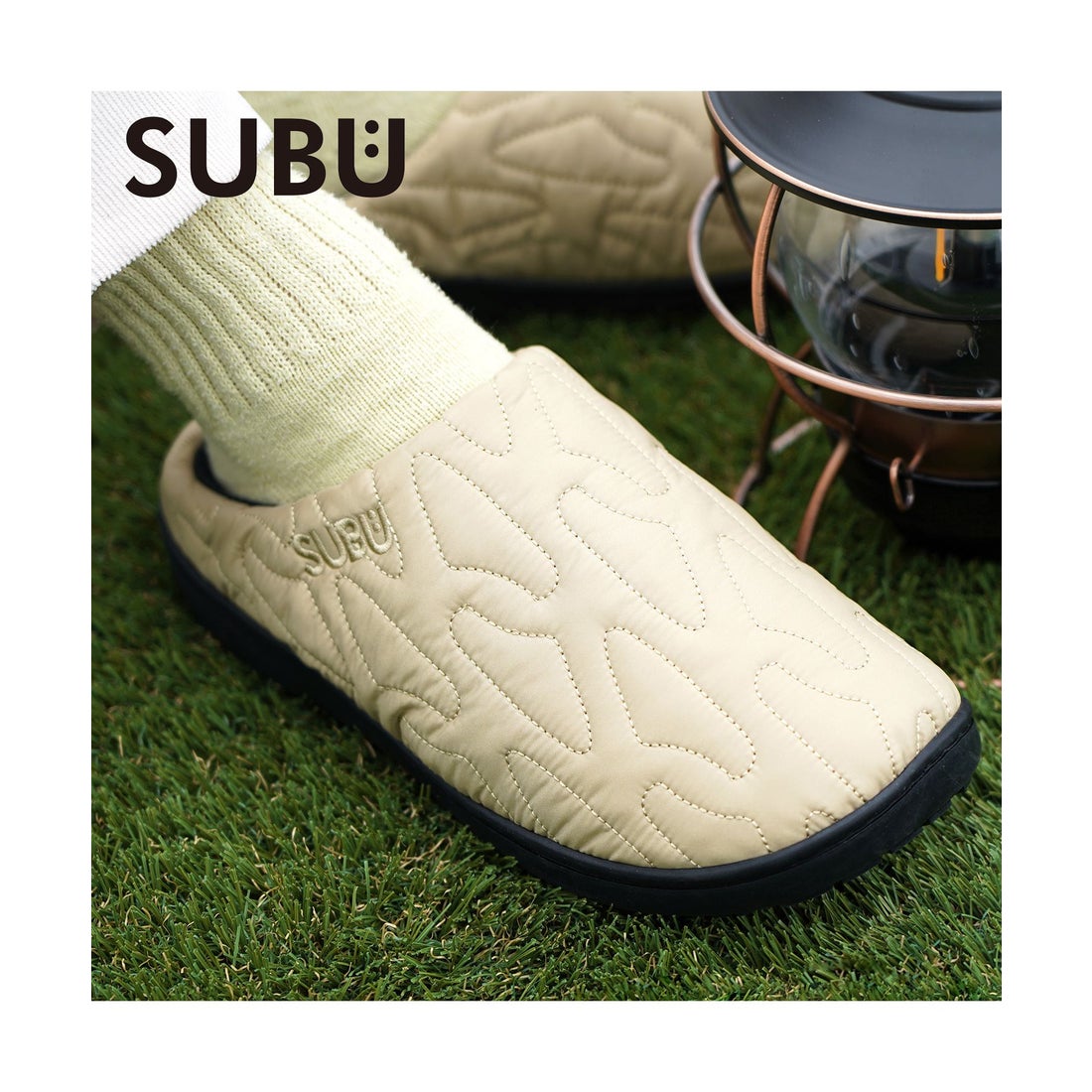 SUBU スブ サンダル スリッパ スリッポン アウトライン メンズ