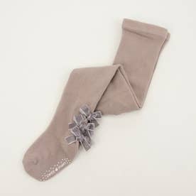 プティマイン petit main リボンタイツ （ラベンダー） -ファッション