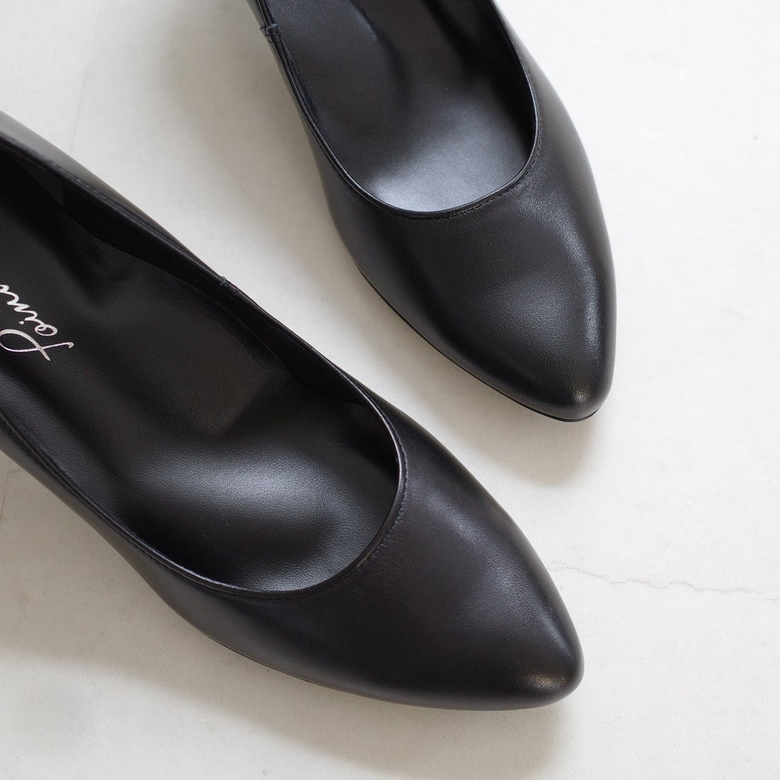 pointer 【本革】 6cmヒール パンプス ポインテッドトゥ 日本製