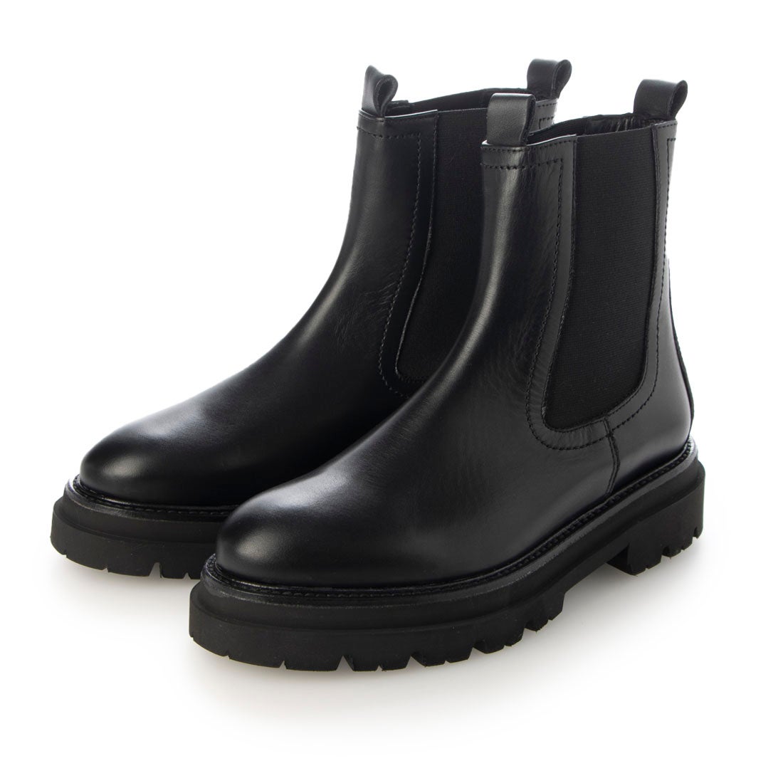 パスクッチ PASCUCCI エクストラライトソールチェルシーブーツ （BLACK