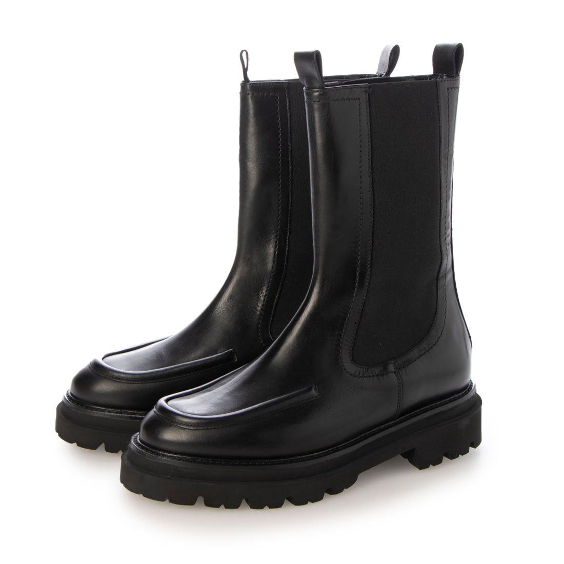 パスクッチ PASCUCCI モカデザインタンクソールサイドゴアブーツ