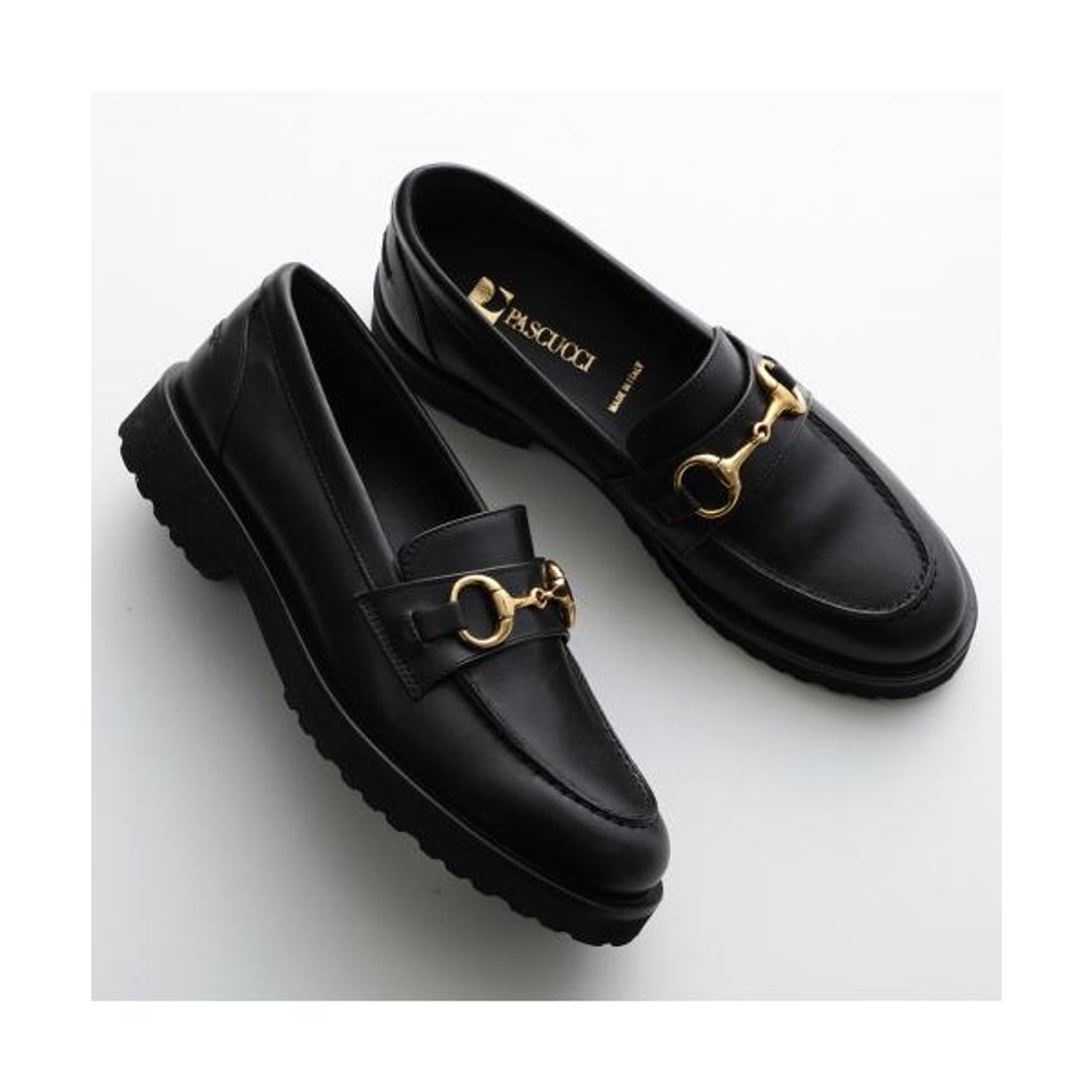 パスクッチ PASCUCCI PASCUCCI ビットローファー 3299 軽量 （NERO