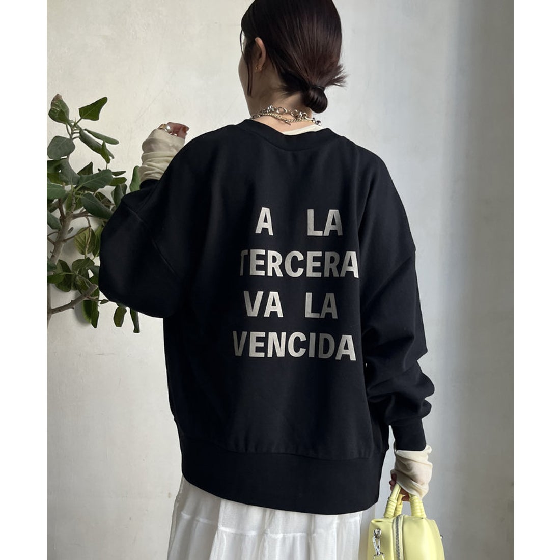 パル PAL 【DouDou】メッセージ2WAYビッグプルオーバー （black