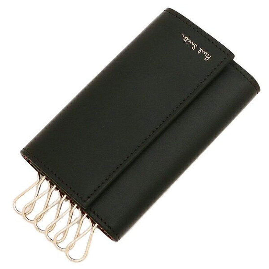 ポールスミス Paul Smith キーケース マルチストライプ ブラック