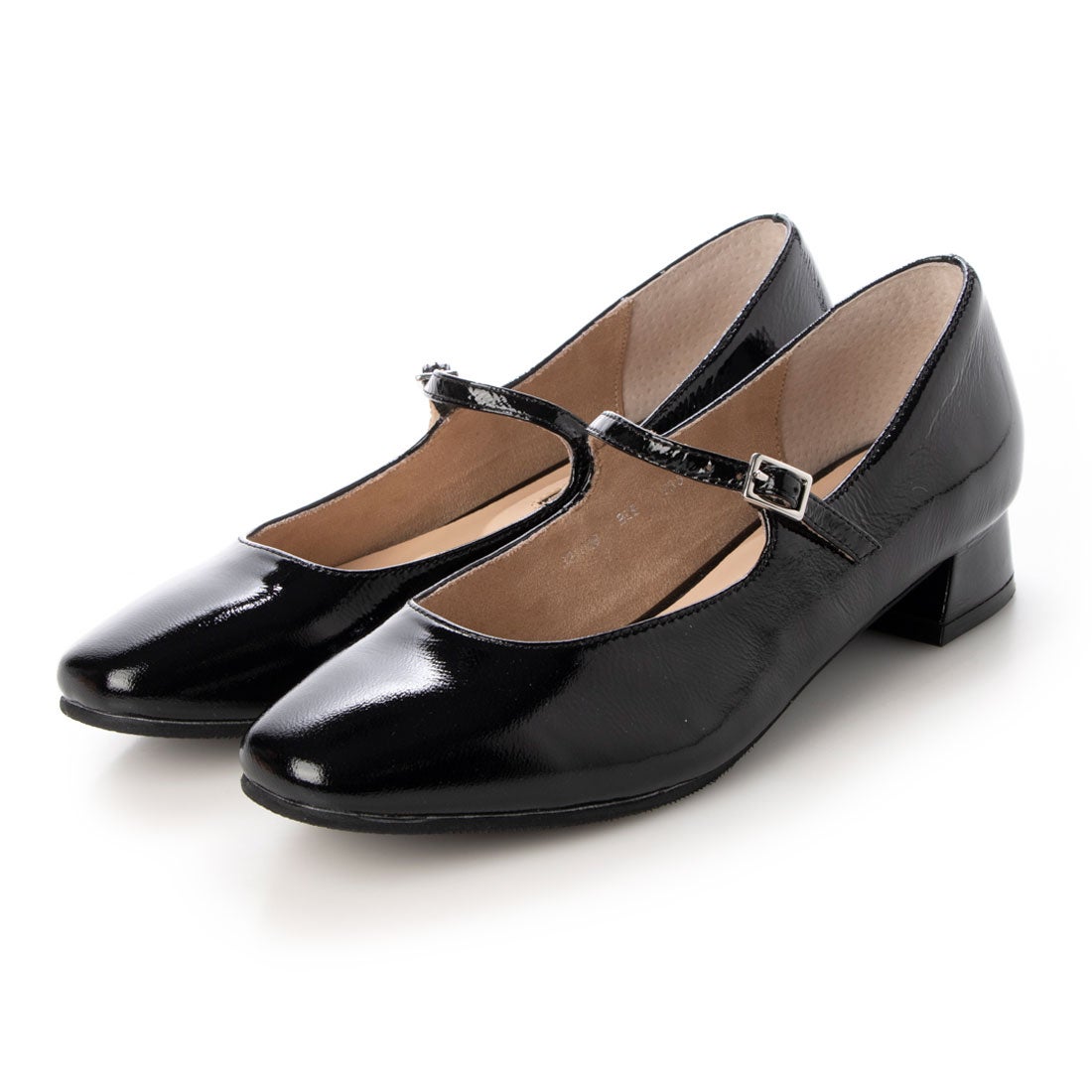 パラディクルール PARADIS COULEUR メリージェーンエナメルパンプス