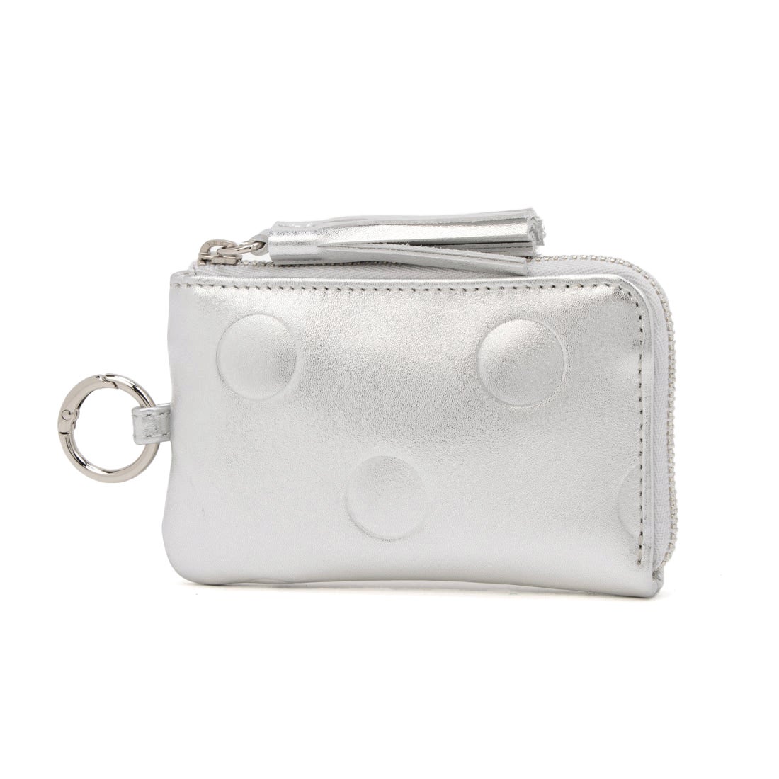 ペルケ perche ドット型押し・ジャバラマルチケース （SV） -UNBILLION