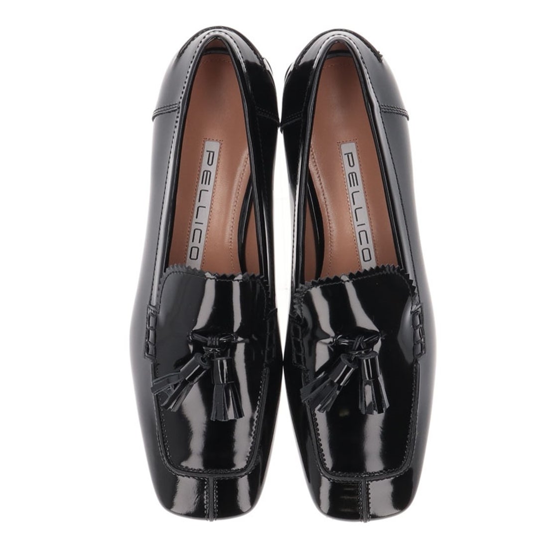 ペリーコ PELLICO タッセルローファー 0616 SMALTO （ブラック） -靴