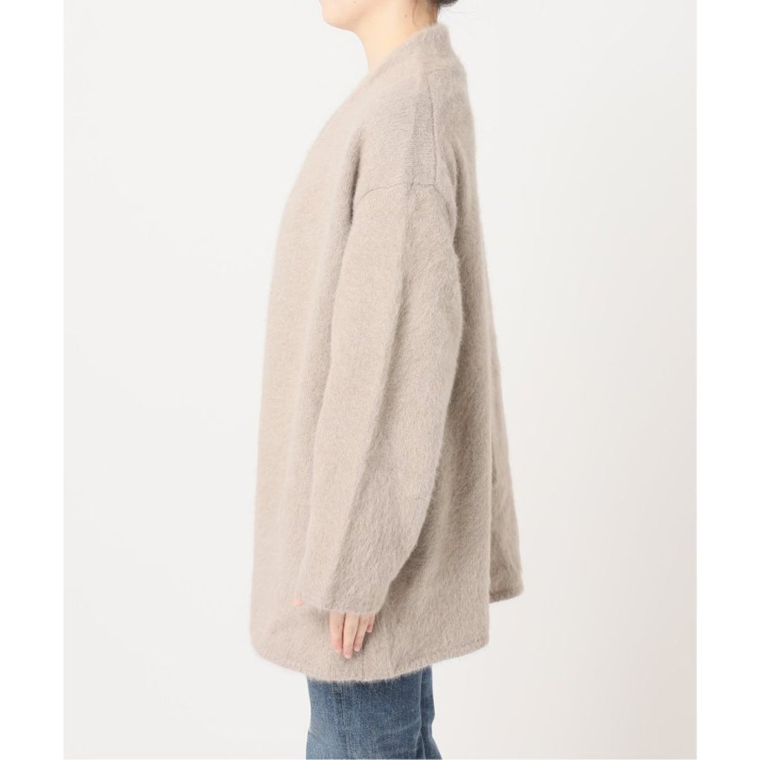 プラージュ Plage fox cashmere fur gown カーディガン （グレーC