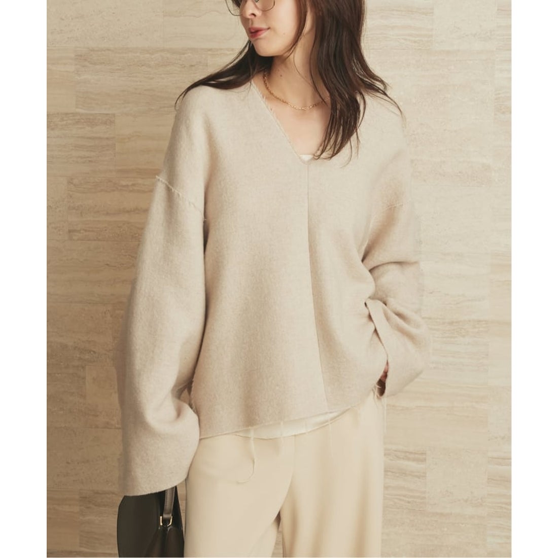 プラージュ Plage R'IAM シルエットブラウス （ナチュラル